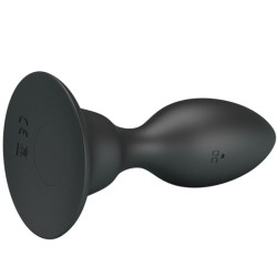 Mr Play - Plug Anal Avec Télécommande Vibration Noire